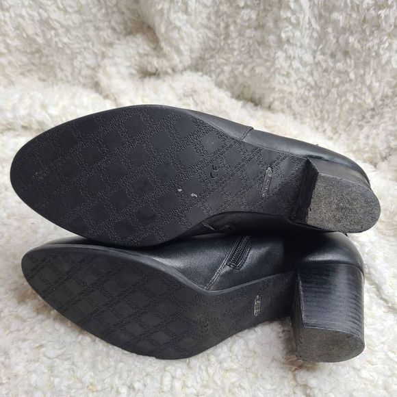 Vionic Upton Black Leather Ankle Boots size 11 - Picture 10 of 13